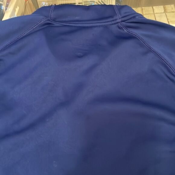 Nike therma-fit sweatshirt medium blue grey embroidered logo upfront - Picture 9 of 9